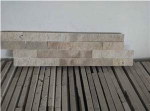 Beige Travertine Cultured Stone Wallstone Ledge Stone