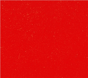 Pure Red Zsq2012 (Quartz Stone) Engineered Stone Tiles & Slabs