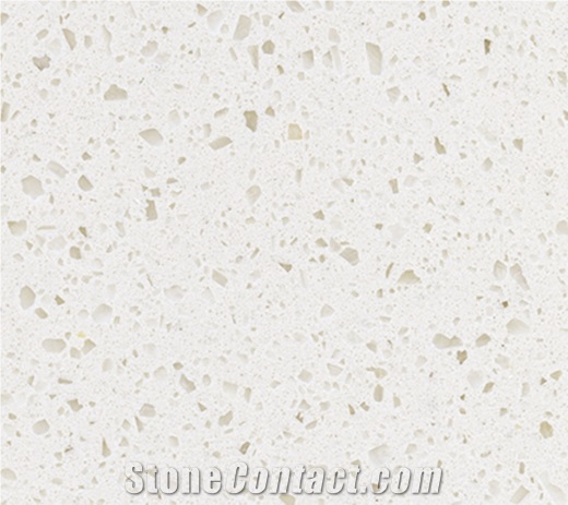 White Zsm005 Crystalized Stone Engineered Stone Tiles & Slabs