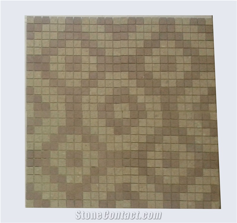 Mosaic Tiles from Natural Travertine Stones 30x30