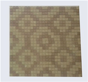 Mosaic Tiles from Natural Travertine Stones 30x30