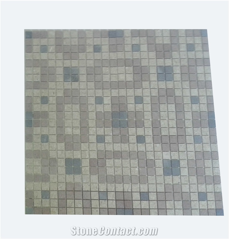 Mosaic Tiles from Natural Travertine Stones 30x30