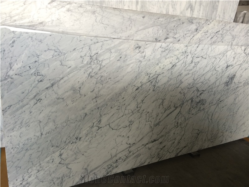 Micro-Snow White Marble Slabs & Tiles, Italy White Marble