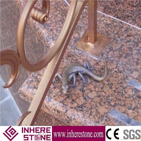 Baltic Brown Granite Stairs & Steps, Baltic Brown Granite Staircse, Stair Riser, Stair Treads