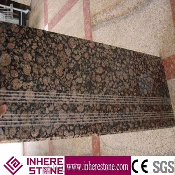 Baltic Brown Granite Stairs & Steps, Baltic Brown Granite Staircse, Stair Riser, Stair Treads
