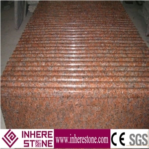 G562 Granite Maple Red Granite Step Stone Stairs, Granite Step, Granite Step Stone