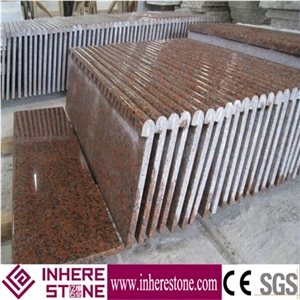 G562 Granite Stairs & Steps, Stair Design for House Red, Chinese Capao Bonito, Cenxi Hong, Cenxi Red, Copperstone