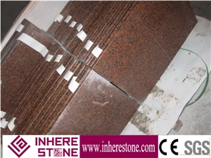 Tianshan Red Granite Stair Tread, Granite Step Stair,Red Granite, China Tianshan Red Granite Step,Red Of Heaven Mountain Step&Riser
