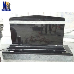 India Black Granite American Single Monuments