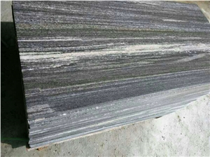 Nero Santiago Green Granite Slab / Tile for Floor, China Green Granite