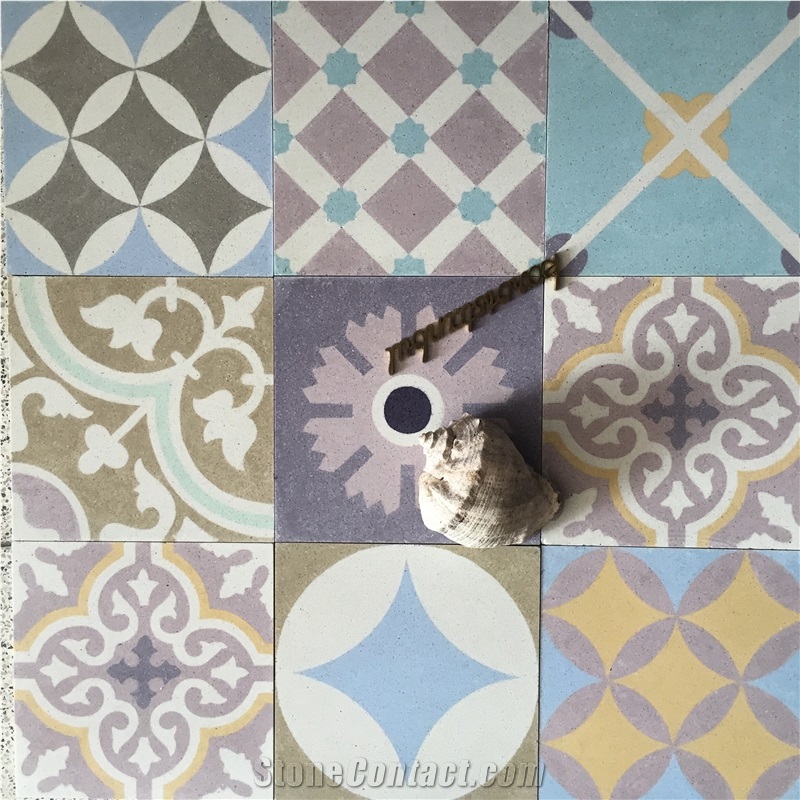 Karoistanbul Handmade Cement Floor Tiles， Terrazzo and Quartz Stone Tiles & Slabs