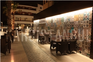 Karoistanbul Handmade Cement Floor Tiles， Terrazzo and Quartz Stone Tiles & Slabs