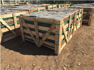 Basalt Flamed, Grey Basalt Viet Nam Tiles & Slabs