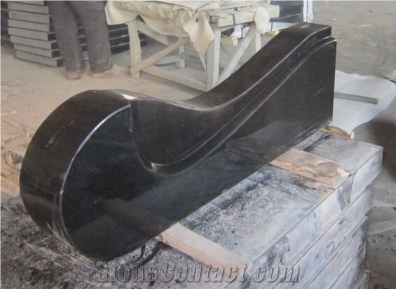 Fengzhen Black Granite Graveyard Header Bar