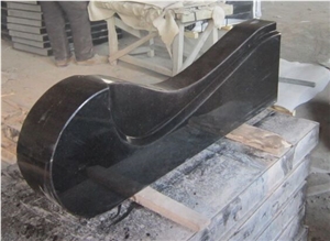 Fengzhen Black Granite Graveyard Header Bar Fengzhen Black Granite Graveyard Header Bar