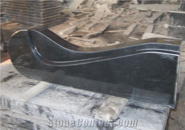 Fengzhen Black Granite Graveyard Header Bar