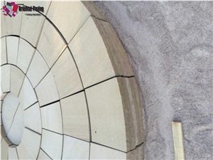 Beige Sandstone Paving Circle,Beige Sandstone Paving Sets,Beige Sandstone Cube Stone,Beige Sandstone Pavers