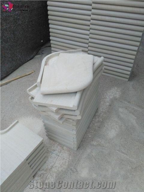 Beige Sandstone Pool Coping, Pool Pavers, Swimming Pool Coping, Yellow Sandstone for Pool Surrounds