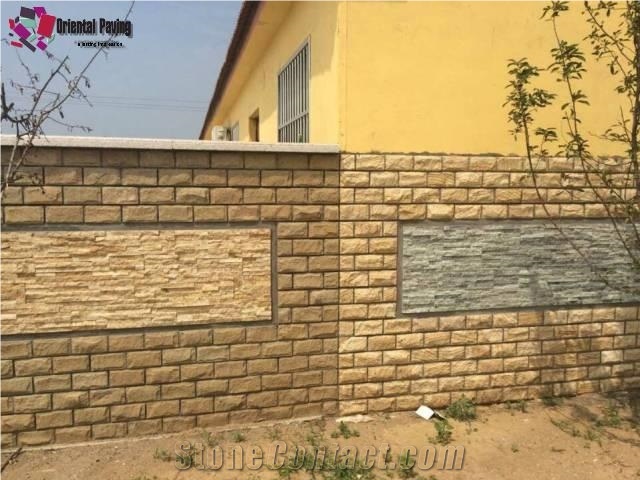 Beige Sandstone Walling,Beige Sandstone Wall Tiles