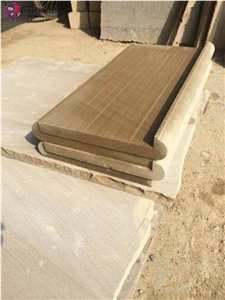 Yellow Sandstone Swimming Pool Coping, Pool Coping Pavers, Beige Sandstone Pool Surrounds