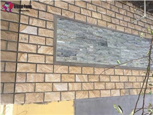 Yellow Sandstone Walling,Yellow Sandstone Building Stone,Yellow Sandstone Wall Tiles