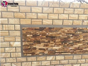 Yellow Sandstone Walling,Yellow Sandstone Wall Tiles