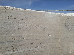 White Travertine Blocks