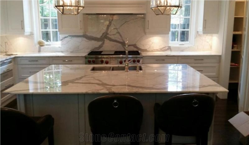 Calacatta White Artificial Quartz Stone