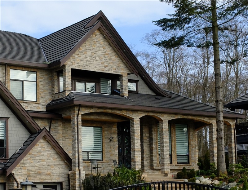 Veneers, Grey India Natural Stone for Building & Walling