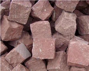 G666 Red Granite Cubic Stone, Natural Split Pavers, G666 Granite Cube Stone & Pavers G666 Red Granite Cubic Stone, Natural Split Pavers, G666 Granite Cube Stone & Pavers