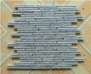 Oyster Slate Linear Strips Mosaic