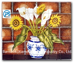 Flower Tiles,China Granite & Marble Flower Walling Tiles