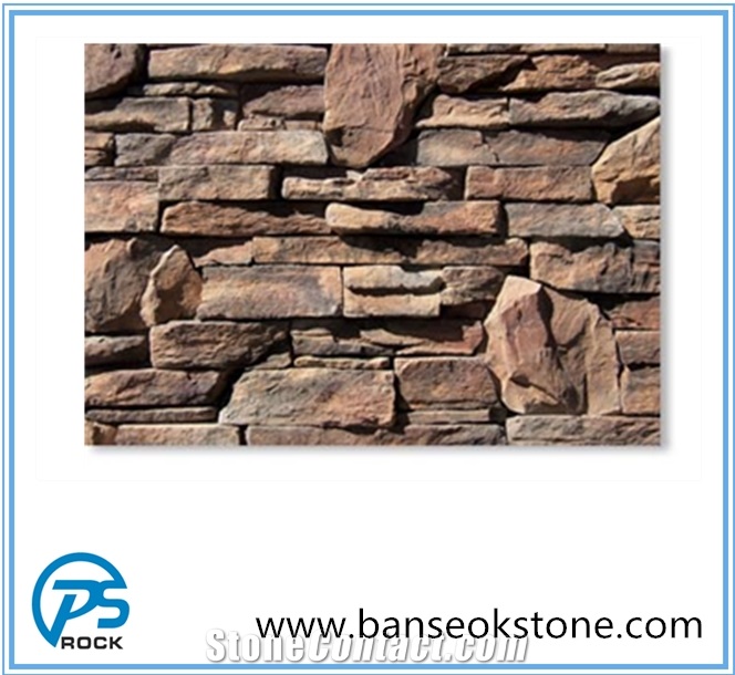 Stone Combination, Multicolor Culture Stone
