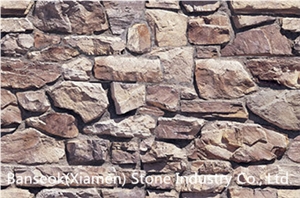 Stone Combination, Multicolor Culture Stone