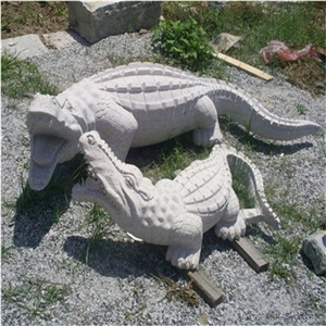 China G603 Grey Granite Garden Landscaping Handcarved Animal Sculptures