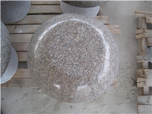 China G635 Red Granite Outdoor Garden Mushroom Chair