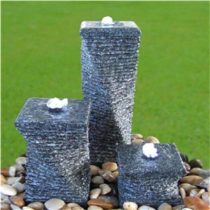 China G654 Black Granite Special Design Stone Water Garden Fountains