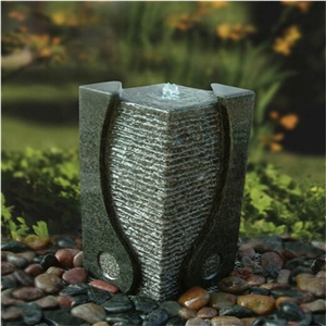 G654 Black Granite Stone Garden Water Fountain Exterior Decorative Fountains