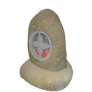 G682 Rust Stone Granite Lanterns for Outdoor Decoration G682 Rust Stone Granite Lanterns for Outdoor Decoration