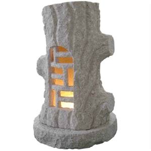Handmade Granite Lamps for Garden Decoration, G633 Grey Granite Lamps Handmade Granite Lamps for Garden Decoration, G633 Grey Granite Lamps