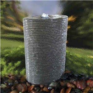 Natural Stone Rolling Ball Fountains for Garden, G654 Black Granite Ball Fountains