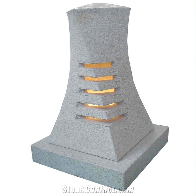 Special Design Granite Garden Lantern, G633 Grey Granite Garden Lanterns