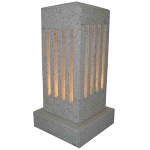 Traditional Design Natural Stone Granite Lanterns, G633 Grey Granite Lanterns