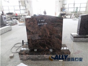 Aurora Serp Top Monument,Aurora Upright Monuments, Aurora Granite Monument,Aurora Stone Marker, Aurora Granite Graverstone