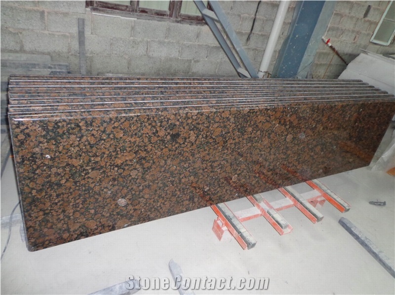 Baltic Brown Granite Countertops, Baltic Brown Granite Kitchen Countertops, Polished Brown Granite Bar Tops, Brown Work Tops