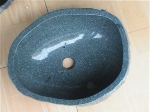 China Absolute Black Granite Basin, Granite Vessel Sinks