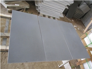China Blue Basalt Tiles & Slabs, Andesite Blue Stone Honed Tiles for Floor / Wall Decoration