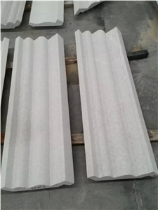 China Pearl White Granite Border,Pencil Liners,Skirting,Ogee Moldings