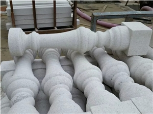Chinese G339 Pearl White Granite Flamed Baluster,Handrail,Baluster,Railings