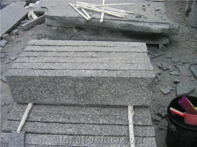 Chinese G603 Grey Granite Palisades in Pine Apple Picked, G603 Granite Kerbstone